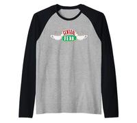 Amigos Programa de televisión Central Perk Logo Classic 1990s Sitcom Lover Camiseta Manga Raglan