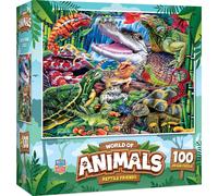 Amigos reptiles 100 piezas
