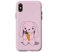 Amigurumi de Conejo Angry Carcasa para iPhone X/XS