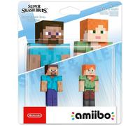 Amiibo Super Smash Bros. Minecraft Steve & Alex 2-Pack Personajes Nintendo