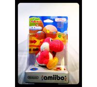 Amiibo Yoshi Por Lana Rosa - Pink Yarn YOSHI'S Woolly Mundo Colección Nintendo