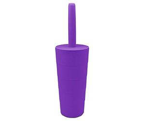 Amiko Escobillero Baño Sensitive Morado 34,5x9,7cm