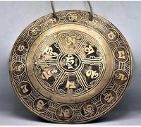 Amilav Collections 20 inch Gong-Handmade Gong-Tibetan Gong-Sound Healing Gong-Meditation Yoga Gong
