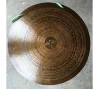 Amilav Collections 20 INCHES Flat Tibetan Gong Mantra Carved 50cm