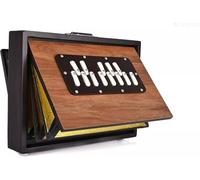 Amilav Collections Caja Shruti de 30,5 cm, instrumento musical de madera de teca pura con bolsa de transporte, caja Shruti 432Hz