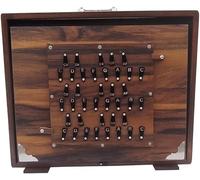 Amilav Collections Caja Shruti de 40,6 cm, 3 octavas, 39 llaves C a C, mango de latón, tamaño grande para profesionales, BK121