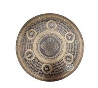 Amilav Collections FLAT ETCHING DORJE MANTRA GONG