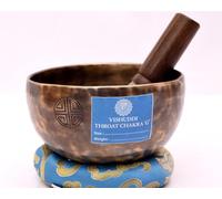Amilav Collections Tune Full Moon - Cuenco tibetano de curación de chakras, cuenco tibetano de luna llena para cantar, hecho a mano, regalo de atención plena