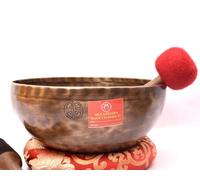 Amilav Collections Tune Full Moon - Cuenco tibetano de curación de chakras, cuenco tibetano de luna llena para cantar, hecho a mano, regalo de atención plena