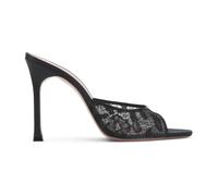 Amina Muaddi - Alexa Lace Slipper - Shoes - Mujer - Negro - 36 EU -