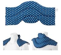Aminata BALANCE Cojín de semillas de colza para hombros y cuello, cojín de calor con semillas de colza para microondas, adecuado para uso en calor y frío, cojín cervical con cuello alto para un ajuste perfecto.