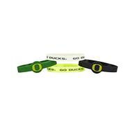 aminco NCAA Oregon Ducks banda de silicona Team pulseras 4 unidades