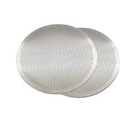 Amindz 2 Piezas Filtros de Café de Acero Inoxidable,Filtros de Café Reutilizables Premium,Filtros de Disco de Metal de Café,Pantalla Universal de Filtro para Cafetera