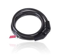 Amindz Antirrobo Bloqueo Bici,Candado de Bicicleta con Código 5 Dígitos,120cm/8mm Cerradura Cable Antirrobo,Cable Antirrobo para Bicicleta Scooter Moto