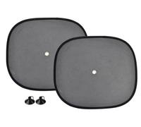 AMiO 01537 Pieza Parasoles para ventanillas de coche negro