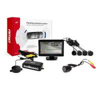 AMiO 01593 Kit Sistema de asistencia de aparcamiento con LED con sensor con cámara sin sensor negro