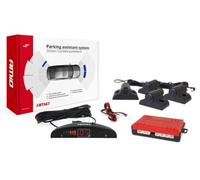 AMiO 02279 Sistema de asistencia de aparcamiento con sensor con instrucciones de montaje negro