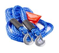 AMIO 02655 Cuerda de remolque 2 tonnen 4 Meter con gancho Eslinga para remolcar Coche SUVs