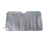 AMiO 02909 Pieza Parasoles para ventanillas de coche Parabrisas Delantero plata