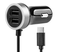 Amio Cargador de Coche 12 / 24V USB Tipo C + 2xusb 2.4a Pro-3