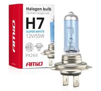 AMiO H7 Lámpara Faro de Carretera 55W 5500K PX26d Luz Alta Halógena 01157