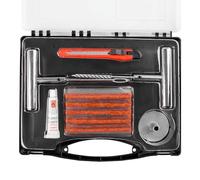 AMiO Juego de Herramientas de reparación de Cinta para Coche, 36 Unidades, con Tiras de Goma y práctico maletín