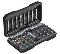 AMIR Juego de destornilladores magnéticos 42 en 1, juego de destornilladores de trinquete con mango magnético con 40 puntas, kit de herramientas de reparación de precisión con funda de transporte para