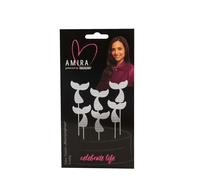 AMIRA powered by decocino - Cake Topper Sirena 6 piezas - Plata brillante, ideal para magdalenas, pasteles y tartas, cumpleaños, fiestas, bodas, JGA