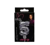 AMIRA powered by decocino - Globo numérico número 5, perfecto para cualquier JGA, cumpleaños, boda, plata, top para tartas y tartas, decoración para tartas