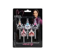AMIRA powered by decocino - Juego de 5 velas para fiestas de gatos - Ideal para tartas, magdalenas y decoración de cumpleaños, gatos, set de decoración
