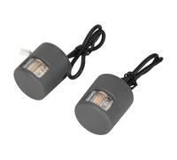 AMISENK 1 par de intermitentes LED impermeables, universales, indicadores LED pequeños, accesorios de fácil instalación, scooters