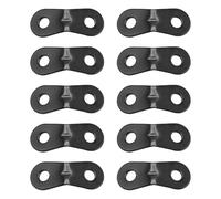 AMISENK 10 cierres ligeros para tienda de campaña al aire libre, ajustadores de línea para acampar al aire libre y expediciones, sujetadores ligeros para tienda de campaña