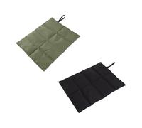 AMISENK 2 almohadillas plegables para asientos al aire libre, cómodas, impermeables, grandes, para playa y pícnics, uso resistente al desgarro