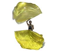 AMISENK 2 banderas de adoración de danza de alabanza con barra escalable semicírculo ala de adoración para banderas