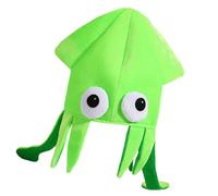 AMISENK 3. Sombrero de fiesta de pez diablo juguetón, tela suave agradable a la piel para todas las edades, celebraciones temáticas, unisex, disfraz de pez diablo