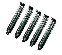 AMISENK 5 cubiertas de ranura PCI/cubiertas de ranura PCIs para filtro de placa ciega para ventilador de refrigeración, ventilación de PC, carcasa de PC, a prueba de polvo