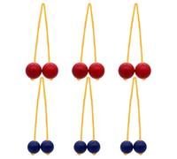 AMISENK 6 bolas de cuerda completas para competición en el patio trasero, grupos de adultos y jóvenes, juego para grupos, eventos, equipo, fiesta al aire libre