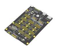 AMISENK Adaptador eficiente para convertir discos de soid NVME a interfaces SFF 8611 8654 en estaciones de trabajo, transferencia de datos de alta velocidad