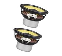 AMISENK Altavoces de gama completa de 2 pulgadas con 20 núcleos de bobinas de voz y conos de tela resistentes al efecto, 15 W para accesorios portátiles para el hogar