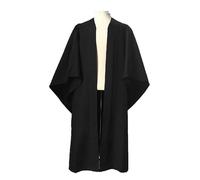 AMISENK Batas de coro mate para bautismo, disfraz de confirmación oficial, vestido de graduación, pastor y jueces para mujeres y hombres, disfraz de pastor y juez, Negro, 51 yards