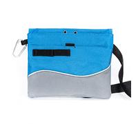 AMISENK Bolsa de entrenamiento ajustable para perros, lleva fácilmente juguetes para mascotas, dispensador de bolsas para excrementos, 3 maneras de llevar bolsa de golosinas para perros y mascotas