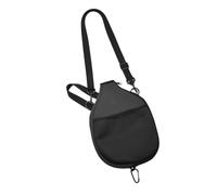 AMISENK Bolsa de equipo de pickleballs con correa ajustable, diseño compacto, funda suave con cremallera para facilitar la organización de accesorios de campo, bolsa de neopreno para pickleballs