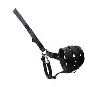 AMISENK Bozal de pastoreo ventilado con protector bucal para cabestros de caballo con malla mejorada, cómoda cubierta de boca de caballo