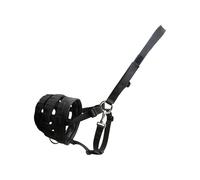 AMISENK Bozal de pastoreo ventilado con protector bucal para cabestros de caballo con malla mejorada, cómoda cubierta de boca de caballo