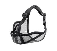 AMISENK Bozal de red para mascotas, protección bucal suave contra mordeduras, boquilla a prueba de comer, perro grande