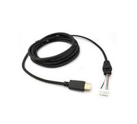AMISENK Cable auditivo USB tipo C trenzado suave reforzado que soporta transmisión sin pérdidas e interruptores de resistencia a tracción de 50 kg, compatible con auriculares para juegos