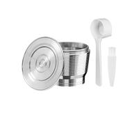 AMISENK Café de acero inoxidable con filtro de precisión para un mejor sabor, accesorio de café sostenible