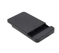 AMISENK Carcasa de disco duro externo ABS a prueba de golpes USB 3.0/3.1 con diseño de empuje y tracción para una instalación rápida, menos instalación externa