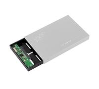 AMISENK Carcasa de disco duro externo USB 3.0 de 2.5 pulgadas, fácil instalación para PC, portátil, accesorios, negocios, viajes, metal