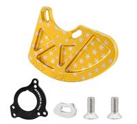 AMISENK Chainring Shield 26T-38T - Protector de aleación de aluminio compatible con bielas de una sola velocidad a prueba de rocas